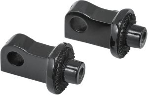 Male-mount Footpegs Adapter Black