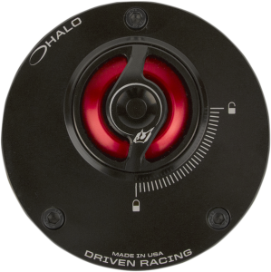 Halo Fuel Cap Black, Red, 1, nordicamoto.ro