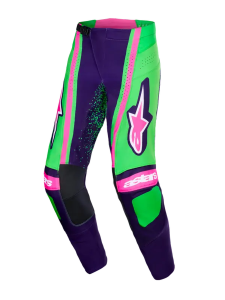 Pantaloni Alpinestars Techstar Nomur White/Red/Purple