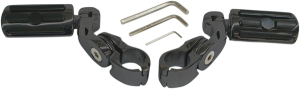 Highway Pegs With Mounting Arms Black