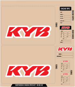 Suspension And Specs Graphic Kit Red, 1, nordicamoto.ro