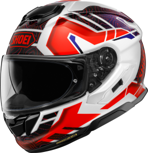 Casca integrala SHOEI GT-AIR3 HIKE TC-10 Albastru/Rosu/Alb