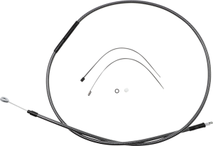 High-efficiency Polished Karbonfibr Clutch Cable Silver