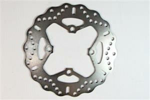 Contour Fixed Brake Rotor Silver, Stainless Steel
