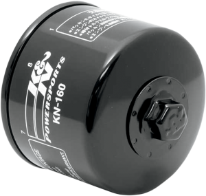 Filtru de ulei de înaltă performanță, negru, 2, nordicamoto.ro