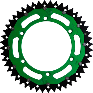 MOOSE RACING Pinion dublu verde, 2, nordicamoto.ro