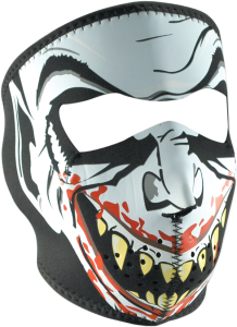 Face Mask Glow Vampire Black, Red, White, Yellow, 2, nordicamoto.ro