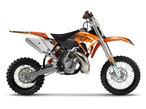 Graphics Kit With Seat Cover Black, Orange