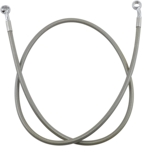 Extended Length Brake Line Silver Oversize [+152 mm (6'')], 1, nordicamoto.ro