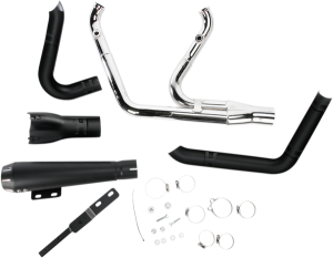 Road Rage 2:1 Exhaust System Black, 3, nordicamoto.ro