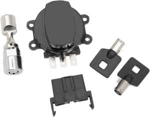 Side Hinge Ignition Switch Black, 2, nordicamoto.ro