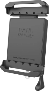Tab-lock Spring Loaded Holder Black