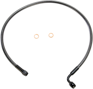 Alternate Length Designer Series Abs-specific Front Brake Line Kit Black, Black Pearl