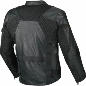 Geaca de vara piele/textil MACNA OLSAN M Negru, 2, nordicamoto.ro