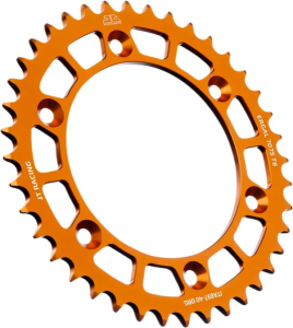JT SPROCKETS Racelite Aluminum Rear Sprocket Orange 