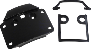 Radius License Plate Mount Assembly For Cvo Black, 1, nordicamoto.ro