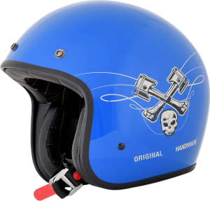 Fx-76 Raceway Vintage Helmet Gloss Denim/bone 2x-large Gloss