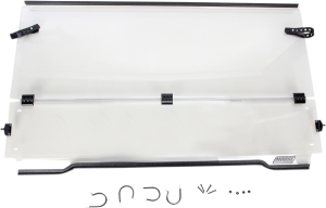Full Folding Windshield Clear 