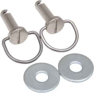 Saddlebag Fasteners/receptacles Silver