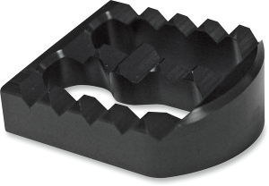 Serrated Brake Pedal Cover Silver, 2, nordicamoto.ro