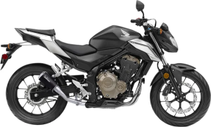 Tobă de eșapament LeoVince LV-10 Black Edition Slip-On pentru Honda CB500F / CBR500R / CB500X (2019-2025), 2, nordicamoto.ro