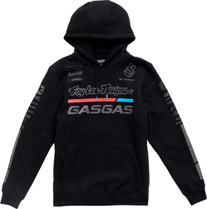 Hanorace si jachete, TLD GASGAS TEAM HOODIE BLACK, nordicamoto.ro