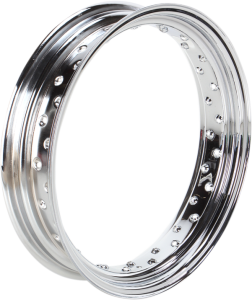 Custom Spun Steel Chrome Rim Silver, 1, nordicamoto.ro