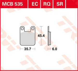 Ec Series Ceramic Brake Pads