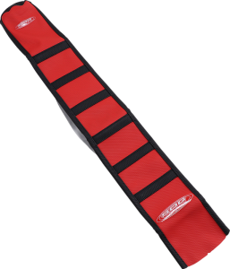 6-rib Gripper Seat Cover Black, Red