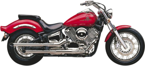 Drag Pipe Slip-on Mufflers Chrome, 1, nordicamoto.ro