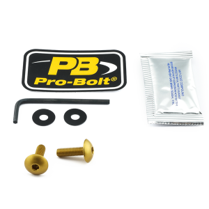 Screen Bolt Aluminium Gold
