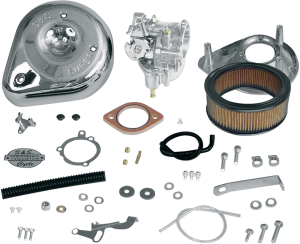 Super E Carburetor Kit W/o Manifold Silver