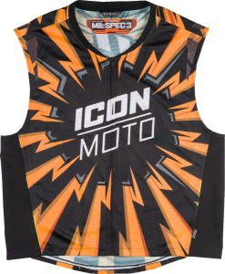 Mil-spec 3 Vest Black, Orange , nordicamoto.ro