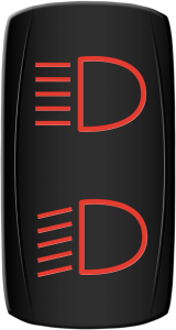 Rocker Switch Black 