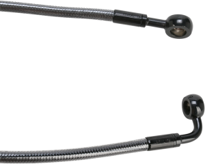 E-z Align Dot Braided Single Disc Front Brake Line Black, Black Pearl, 4, nordicamoto.ro