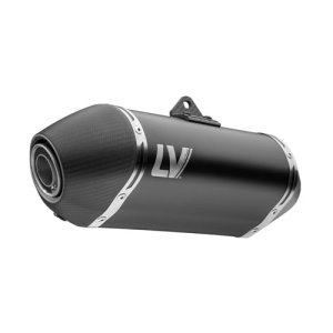 Toba de eșapament LeoVince LV-14 Black Edition Slip-On pentru CFMOTO 450MT, nordicamoto.ro