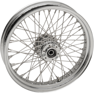 Wheel Assemblies Laced 60-spoke Front Chrome Silver, 1, nordicamoto.ro