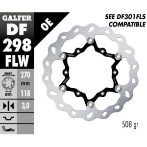 Disc frana fata Yamaha WR 450 F Galfer Floating