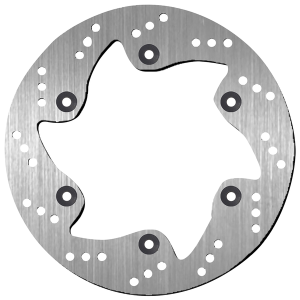 Brake Rotor Round Silver
