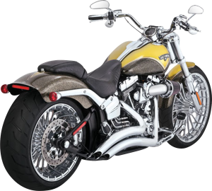 Big Radius Exhaust System Chrome, 5, nordicamoto.ro