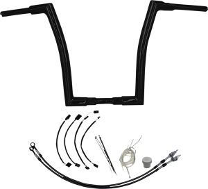 1-1/2(r) Ez Install Flat Top Handlebar Kit Black