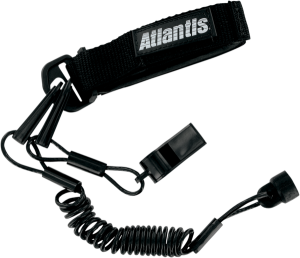 Pro Floating Lanyard With Whistle Black, 1, nordicamoto.ro