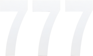 Standard Numbers White, 3, nordicamoto.ro