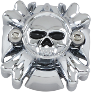 Zombie Handlebar Grip End Cap Silver, 1, nordicamoto.ro