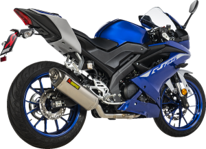 Sistem complet de evacuare Akrapovic Racing Yamaha MT-125 din titan - S-Y125R8-HZT, 2, nordicamoto.ro