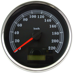 5(r) Programmable Electronic Metric Speedometer Black, 1, nordicamoto.ro