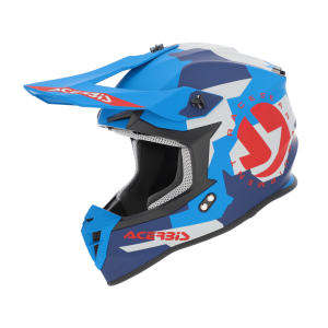 Casca Acerbis Linear 22-06 Albastru/Rosu