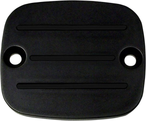 Master Cylinder Cover With Milled Lines Black