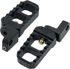 Adjustable Serrated Billet Footpegs Black Short, 3, nordicamoto.ro