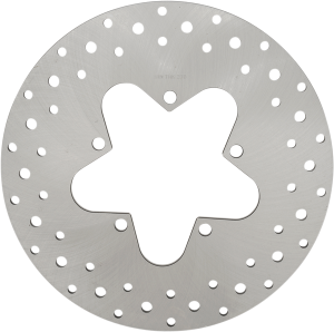 Stainless Steel Drilled Brake Rotor Ground